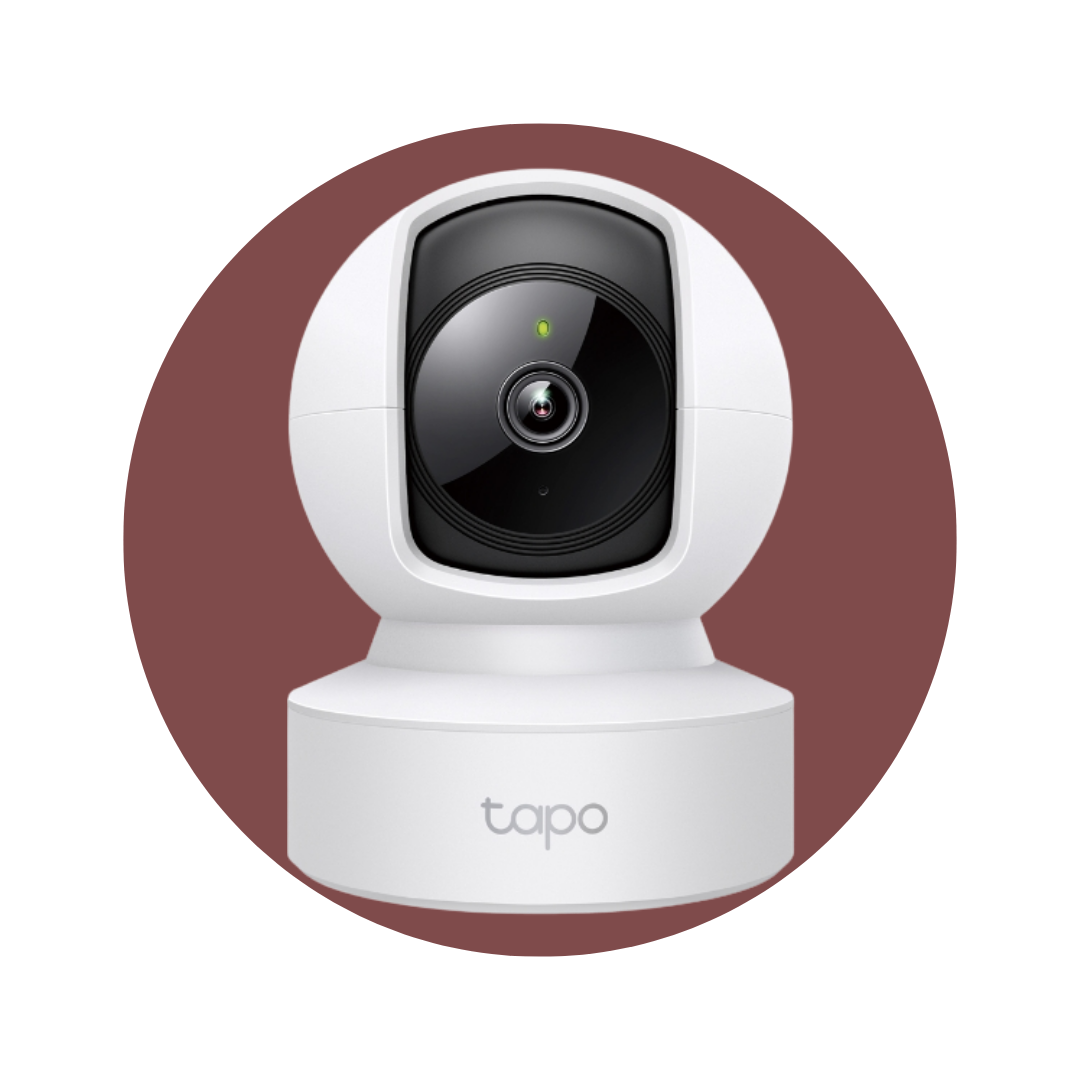 Cámara de seguridad Wi-Fi para el hogar con movimiento horizontal y vertical
