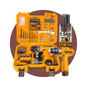 Juego de herramientas Ingco de 89 Pzs