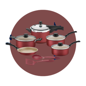 JUEGO OLLA TRAMONTINA 7PCS