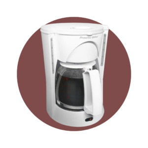CAFETERA BLANCA 12 TAZAS PROCTOR SILEX