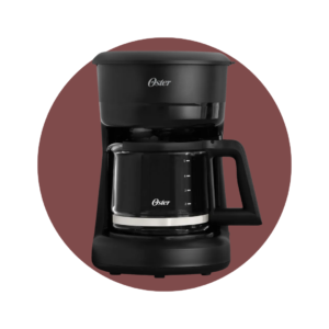 Cafetera Oster 5 Tazas con Filtro Reutilizable Color Negro