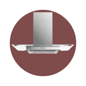 Campana Extractora Electrolux Empotrable Pared 90cm Luz LED Inox