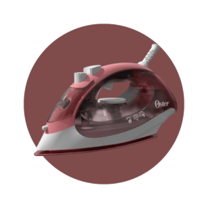 Plancha de Vapor Oster® Compacta Rosa Mate