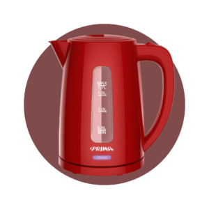 Hervidor Eléctrico Prima Rojo 1.7L 1500W