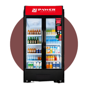 VITRINA PAWER DOBLE PUETA 630LTS