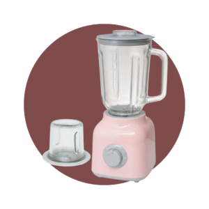 BL55G-P (1) LICUADORA E-LIFE 2EN1 ROSA 400W