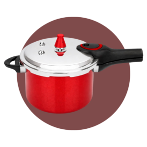 CYL2209R9 (1) OLLA PRESION PRIMA 7LT ROJO ALUMINIO