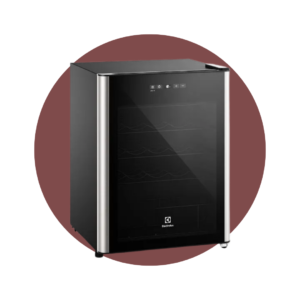 Vinera Electrolux One Door Frost 24 botellas Black