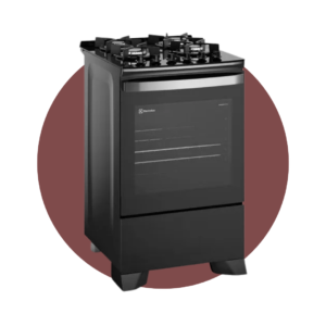 F4EPB (1) Cocina Electrolux Experience 4 Quemadores PerfectCook con VaporBake Negra
