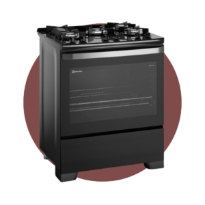 Cocina Electrolux Experience 5 Quemadores PerfectCook con VaporBake Negra