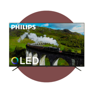 Smart TV PHILIPS 65" 4K UHD QLED Google tv
