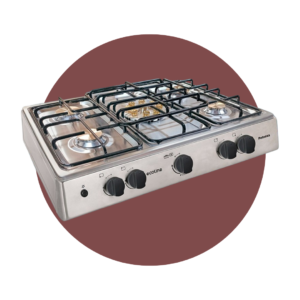 COCINETA ECOLINE POTENZA 5 QUEMADORES