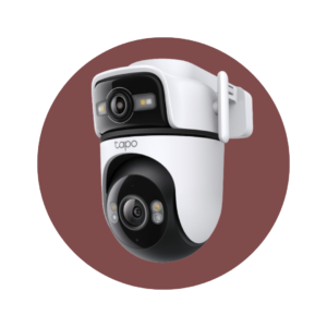 TAPO-C545D Cámara de Seguridad Inteligente de Exterior Ezviz con Doble Lente 360º