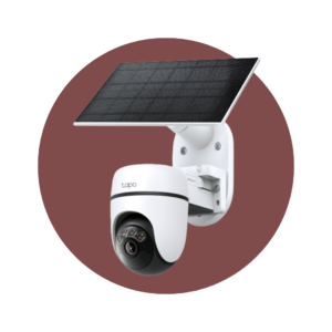 TAPO-C630 Kit de cámara de seguridad Ezviz Pan/Tilt alimentado por energía solar