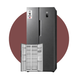 NEVERA RCA SIDE BY SIDE SILVER 446 LITROS