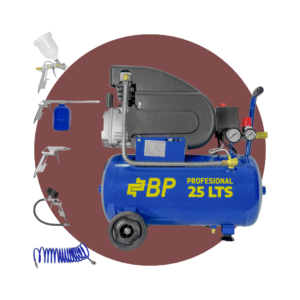 Compresor BP Directo 25 LTS + 5 Accesorios