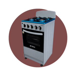 COCINA USAIR 4 QUEMADORES GRIS