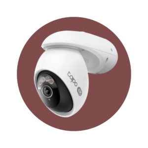 TAPO-C560WS Cámara Tapo Wi-Fi para exteriores con función de giro e inclinación.