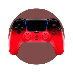 PALANCA PS5 TECHNO RED DUALSENSE