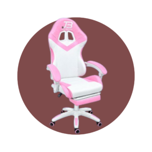 SILLA GAMER JB ELECTRONICS ROSA/BLANCO