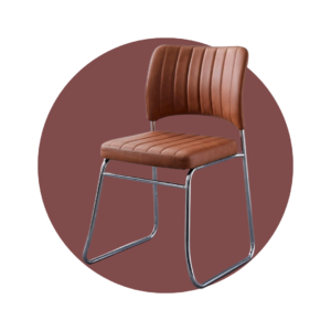 SILLA CUERO SINTETICO